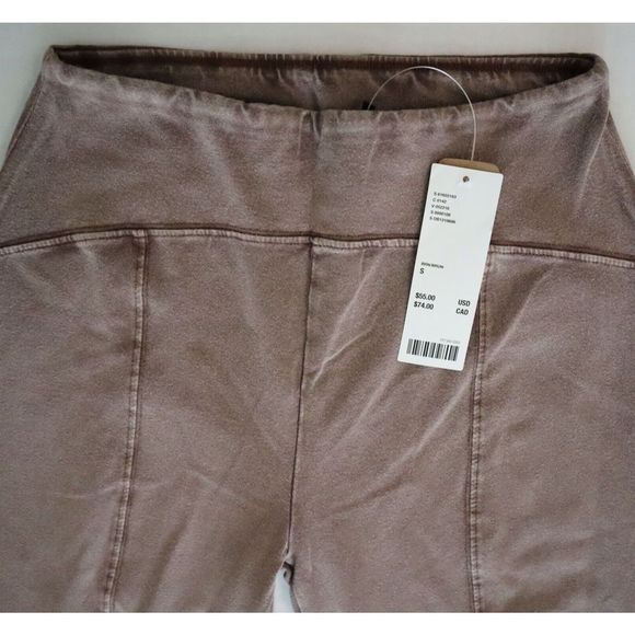 Out From Under x Urban Outfitters Women’s Sz S Brown Aria Seamed Flare Pants - Picture 6 of 7